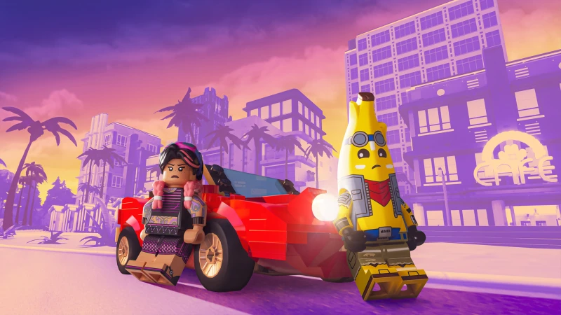 Image de l'article LEGO Fortnite tease une collaboration potentielle avec GTA 6