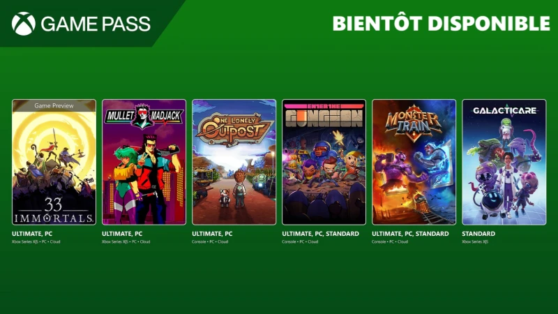 Image de l'article Xbox Game Pass Mars 2025 : la liste des jeux enfin dévoilée