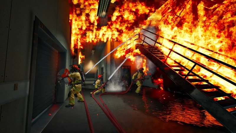 Image de l'article Firefighting Simulator: Ignite, un nouveau jeu de pompier débarque en 2025