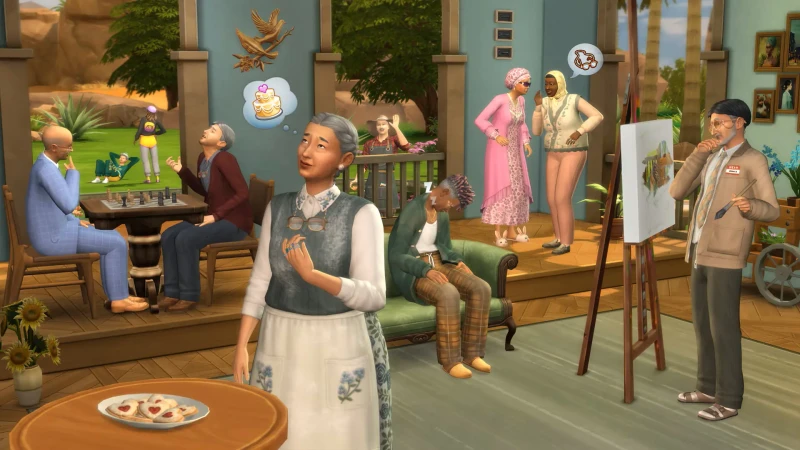 Image de l'article Les Sims 4 enrichit le quotidien avec ses nouveaux kits Atelier de bricolage, Âge d'or et Accessoires de cuisine