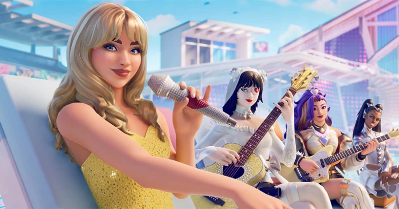 Image de l'article Fortnite x Sabrina Carpenter : Une collaboration qui électrise la saison 8 de Fortnite Festival
