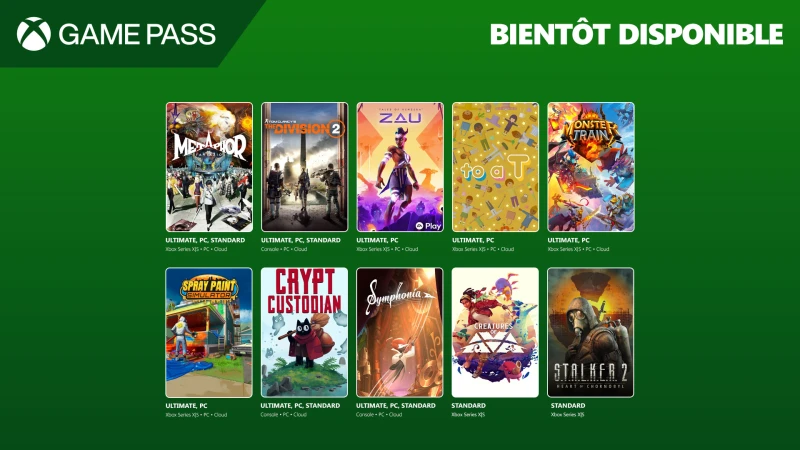 Stalker 2, Zau, The Division 2… Le Xbox Game Pass de mai explose les attentes