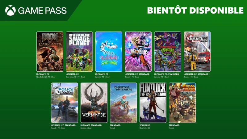 Image de l'article Xbox Game Pass Mai 2025 : Doom: The Dark Ages, Savage Planet et des surprises musclées