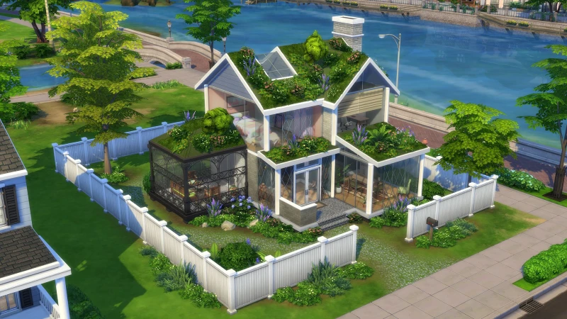Image de l'article Mise à jour gratuite du jeu de base Les Sims 4 : la nature envahit vos constructions