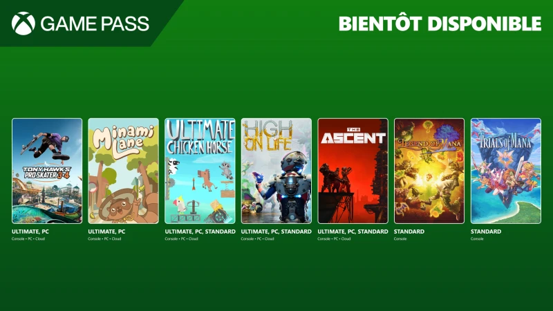 Image de l'article Xbox Game Pass, liste des jeux de juillet 2025