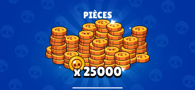 Image de l'article Une offre exceptionnelle dans Brawl Stars : 25 000 pièces gratuites à saisir rapidement, d'une valeur estimée à plus de 128 €