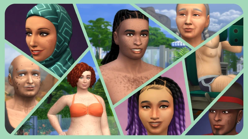 Image Les Sims 4 enrichit son réalisme avec une mise à jour inédite sur la peau