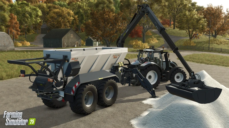 Image Farming Simulator 25 : mise à jour 3, nouvelles machines gratuites et frame generation disponible