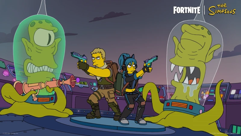 Image Fortnite x Les Simpson, l'événement commence le 1 novembre 2025