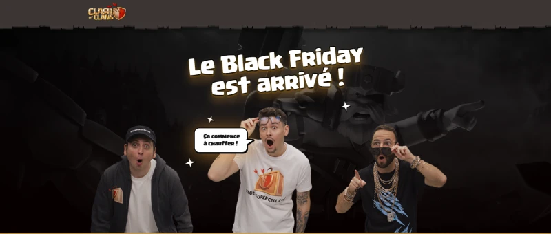 Image Clash of Clans Black Friday 2025 : Des récompenses gratuites et un pack inédit à 7,99€