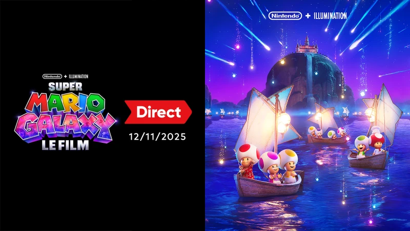 Image Nintendo Direct surprise : la bande-annonce du film Super Mario Galaxy arrive ce 12 novembre 2025