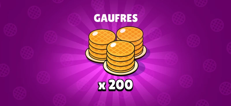 Image Obtenez 200 gaufres gratuites dans Brawl Stars