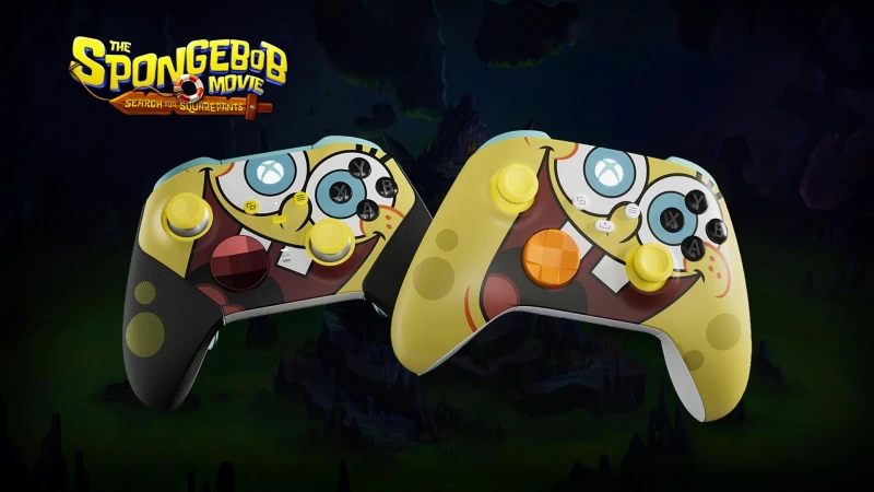 Image Xbox dévoile une manette Bob l'Éponge sublime pour la sortie du film