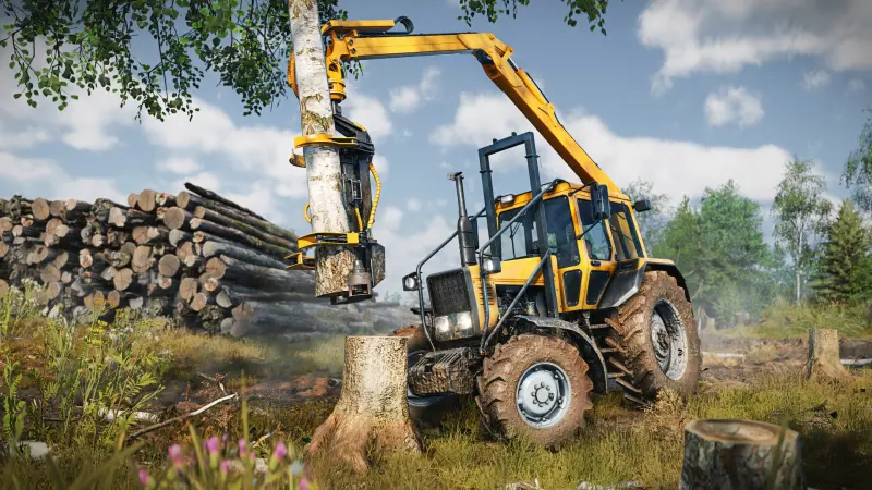 Image RoadCraft : Une démo gratuite de 10 heures et un DLC forestier disponibles
