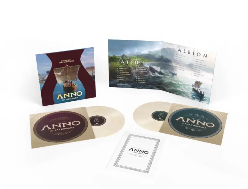 Image La bande originale d'Anno 117: Pax Romana s'offre une édition vinyle luxueuse