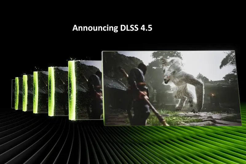 Image de l'article DLSS 4.5 : NVIDIA propulse le jeu PC vers une fluidité jusqu’à 6X supérieure
