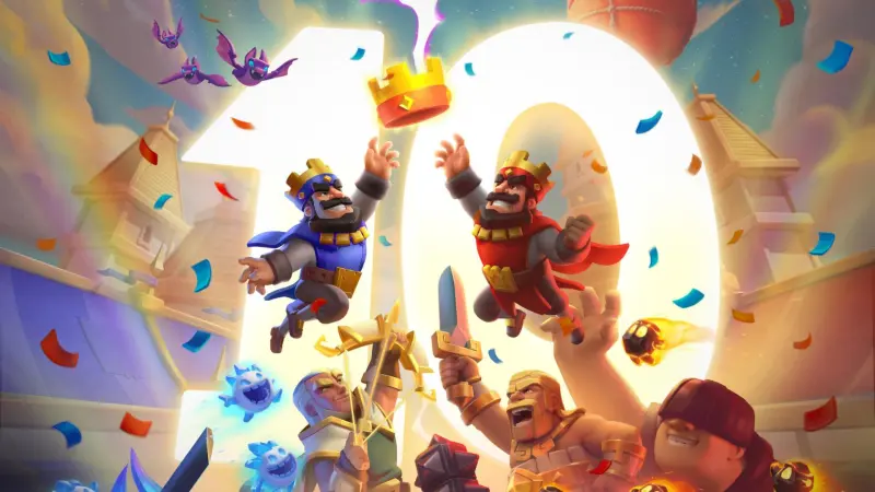 Image de l'article Clash Royale : un QR code offre une émote 10 ans en édition limitée
