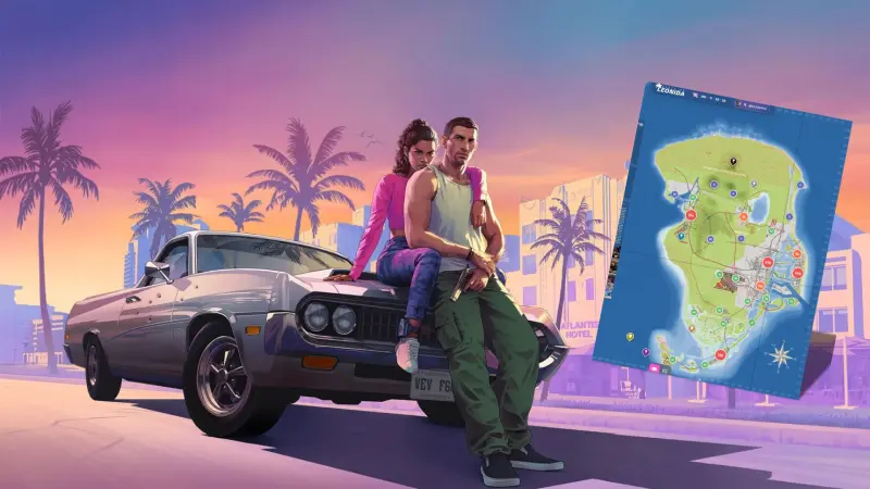 Image GTA 6 : Le projet communautaire State of Leonida dévoile une carte interactive géante