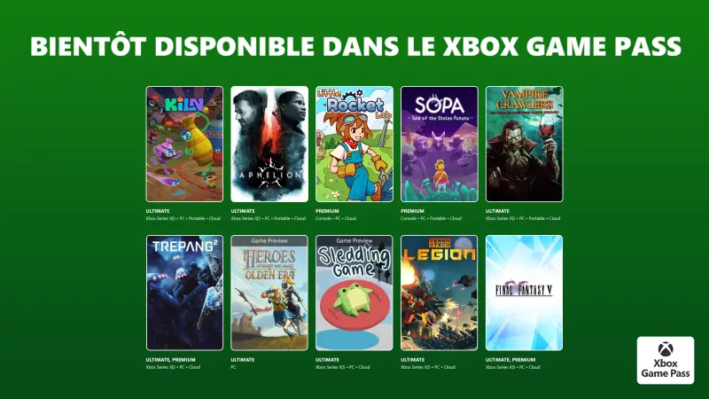 Image de l'article Xbox Game Pass : les jeux de mai 2026 à ne pas manquer avec notamment Final Fantasy 5