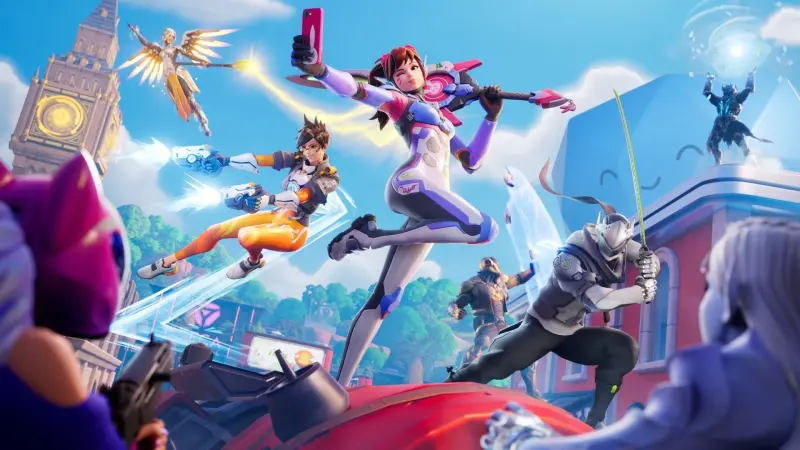 Image de l'article Fortnite x Overwatch débarque aujourd’hui avec la v40.40 : skins, nouveaux pouvoirs et gros changement