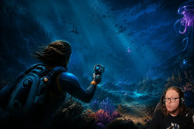 Image de l'article Subnautica 2 : découvrez le jeu en direct sur Twitch avec Kinhira