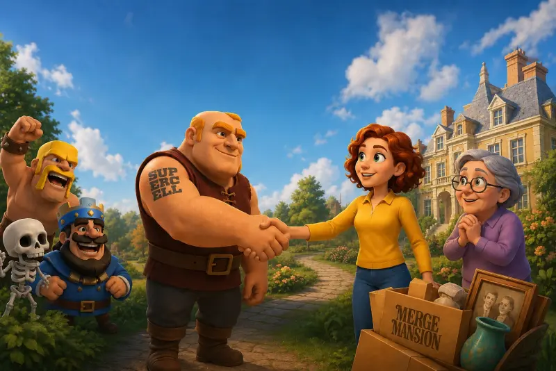 Image de l'article Supercell mise sur Merge Mansion pour séduire encore plus de joueurs mobiles