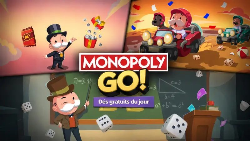 Image de l'article Liens de lancers de dés gratuits Monopoly GO du 21 Juin 2026