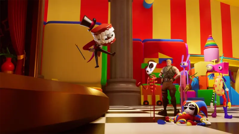 Image Fortnite accueille The Amazing Digital Circus avec Pomni et Jax dès le 12 juin
