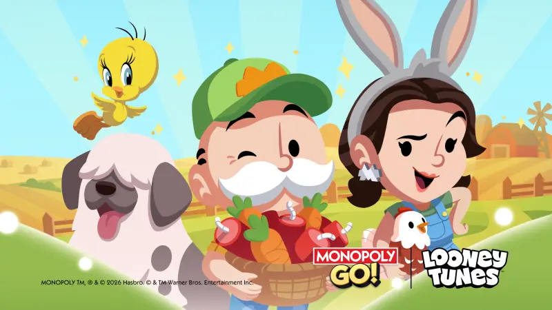 Image de l'article MONOPOLY GO accueille les Looney Tunes dès le 29 juillet avec une saison riche en nouveautés