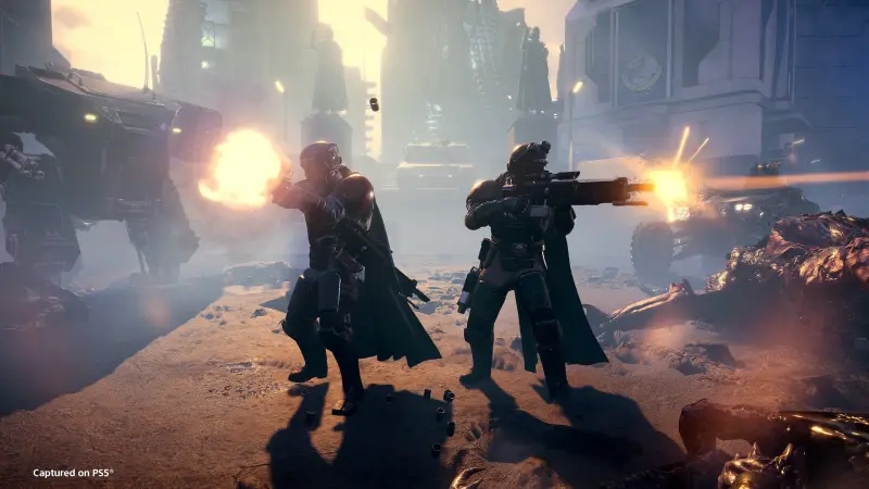 Image de l'article Helldivers 2 accueille Warhammer 40,000 avec des armes inédites dès le 12 août