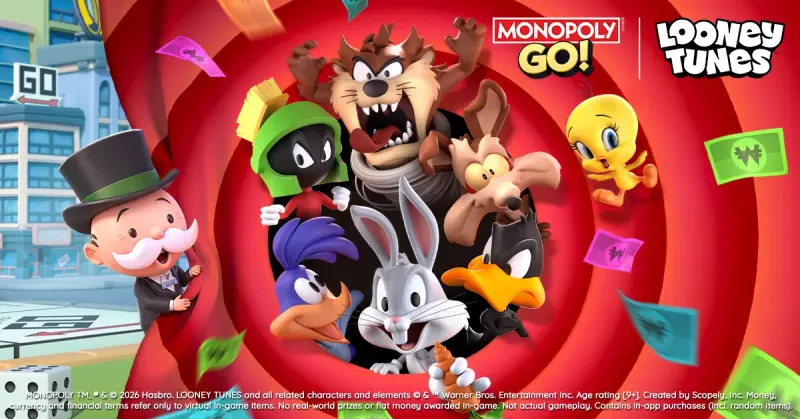 Image de l'article MONOPOLY GO offre un bouclier Daffy Duck pour lancer sa collaboration avec les Looney Tunes