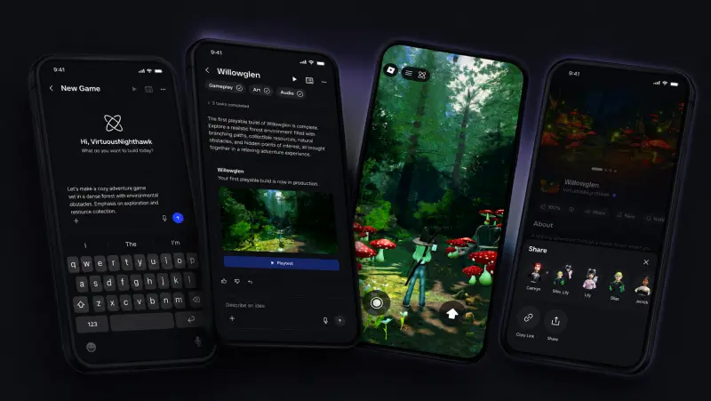 Image de l'article Roblox Build permet désormais de créer un jeu directement depuis l'application