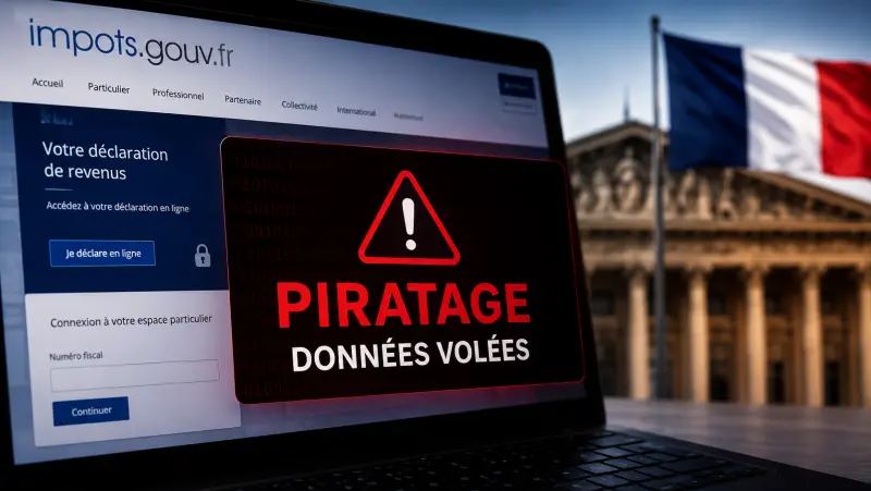 Image de l'article Le site des impôts piraté en France, des données de contribuables ont été volées