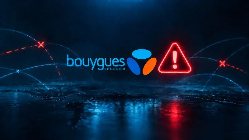 Image de l'article Bouygues Telecom touché par des problèmes de réseau ce vendredi 11 septembre 2026