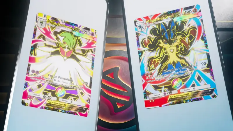 Image de l'article Pokémon JCC Pocket lance le Deluxe Pack Méga le 30 septembre