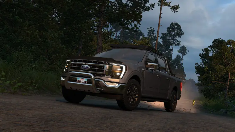Image de l'article American Truck Simulator accueille Ford et permet enfin de conduire des voitures