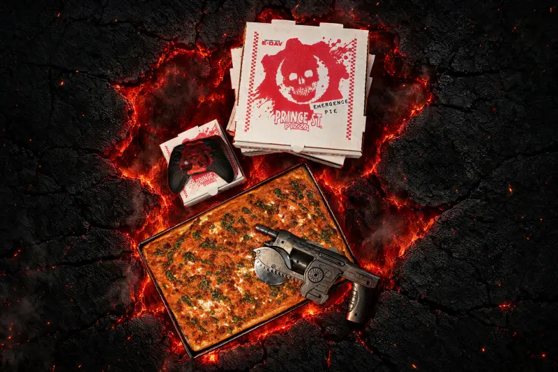 Image de l'article Le Lancer de Gears of War: E-Day sert désormais à découper des pizzas