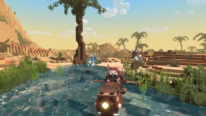 Image de l'article Tesera veut devenir le prochain grand jeu voxel avec véhicules, armes et monde infini