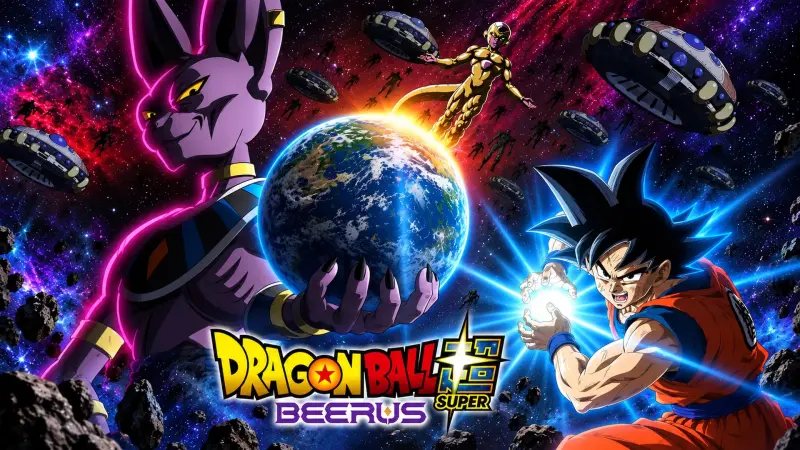 Image de l'article Dragon Ball Super: BEERUS arrive sur ADN, Crunchyroll et Netflix en octobre