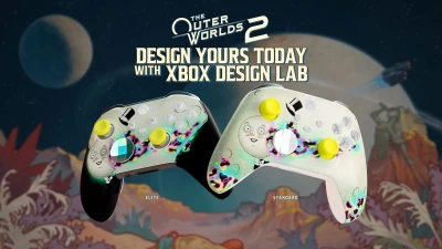 Image de l'article The Outer Worlds 2 débarque sur Xbox Design Lab avec des manettes galactiques