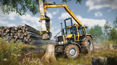 Image RoadCraft : Une démo gratuite de 10 heures et un DLC forestier disponibles