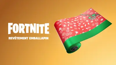 Image Cadeau de Noël Fortnite : Le revêtement Emballapin offert pour une durée limitée
