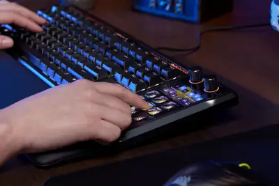 CORSAIR GALLEON 100 SD : le premier clavier gaming avec Stream Deck intégré présenté au CES 2026