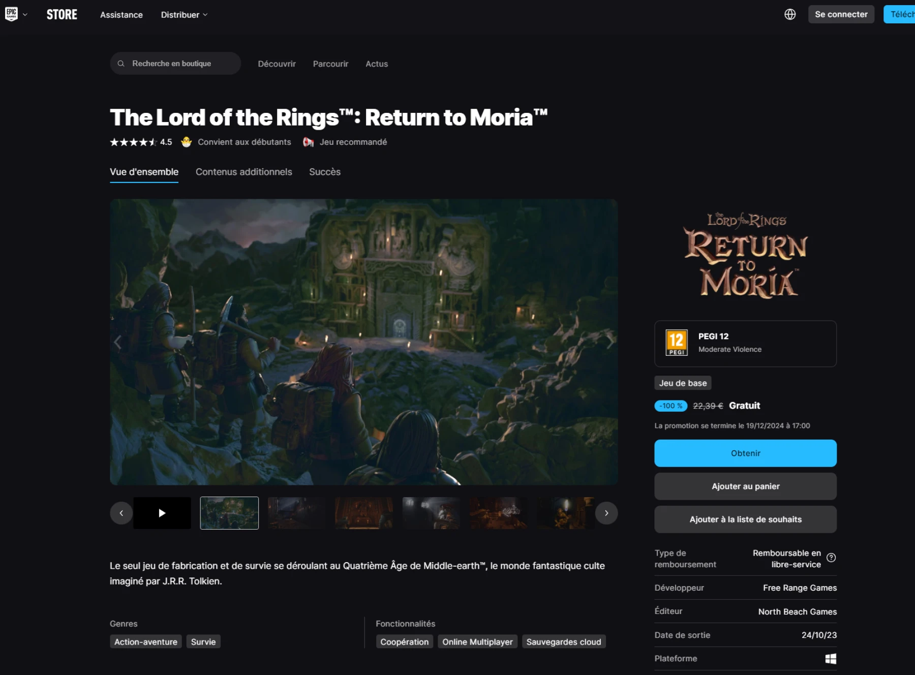 The Lord of the Rings™: Return to Moria™