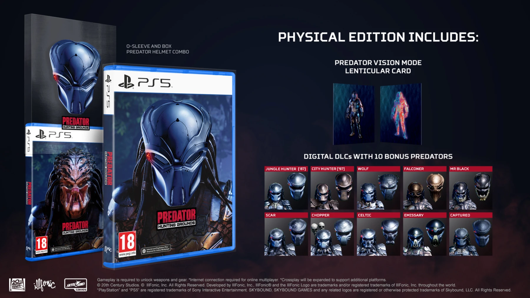 Image de l'édition physique sur Playstation 5 de Predator Hunting Grounds