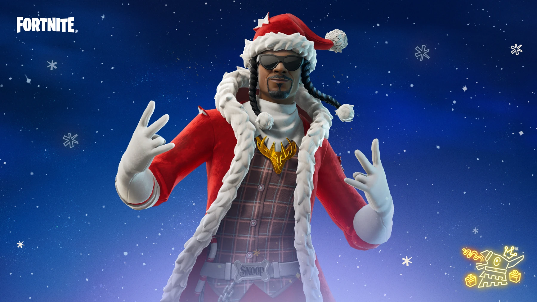Image du jeu Fortnite, Santa Dogg
