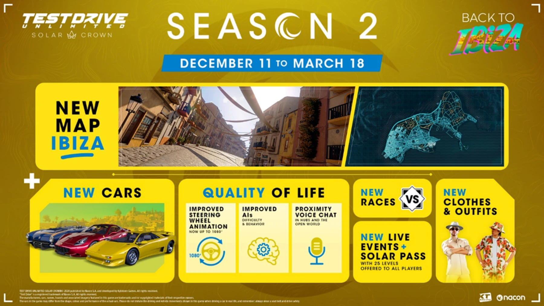 Saison 2 de TestDrive Unlimited Solar Crown