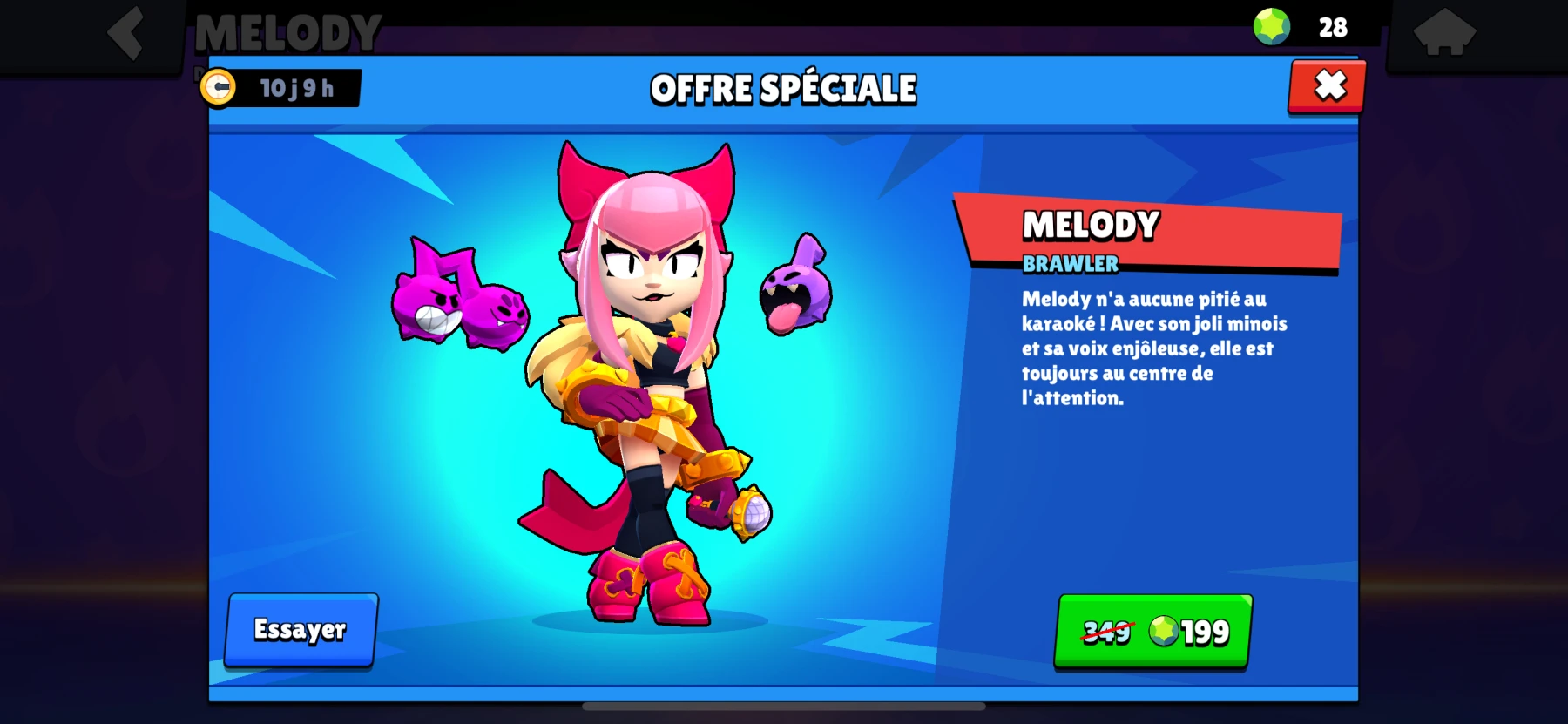 Brawler Melodie Brawl Pass