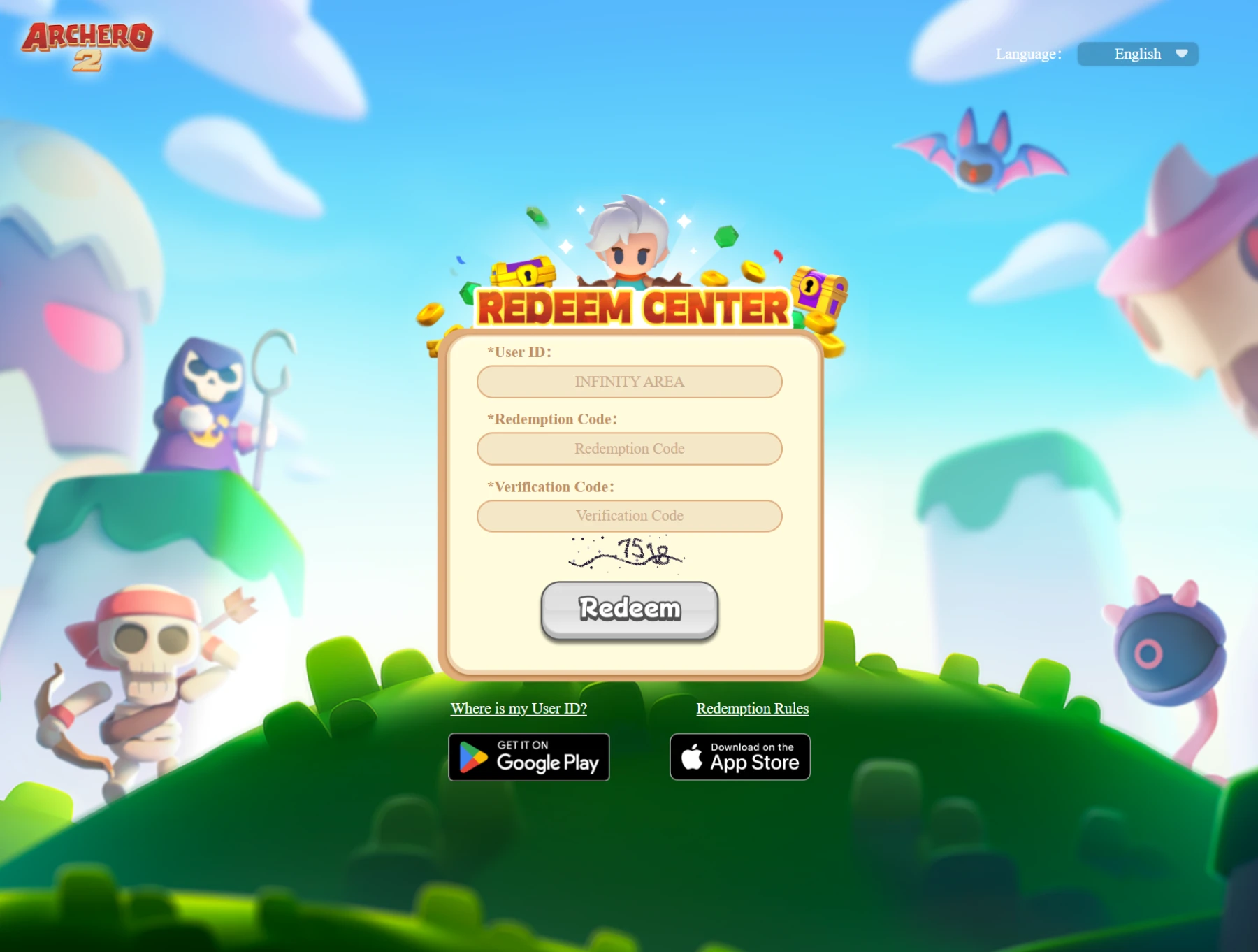 Archero 2 redeem code Archero 2 redeem code