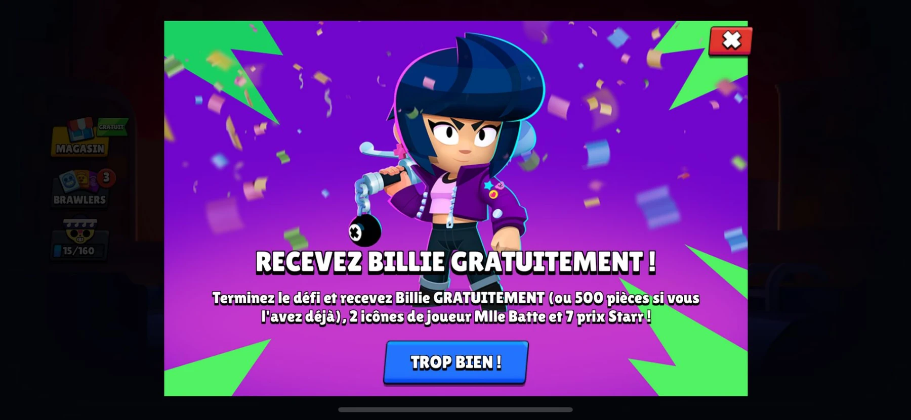 Brawl Stars Brawler Billie